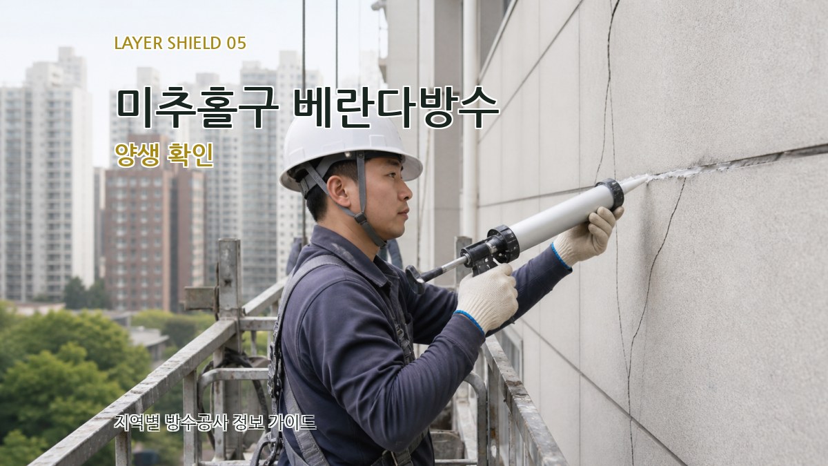 미추홀구 베란다방수 양생 확인