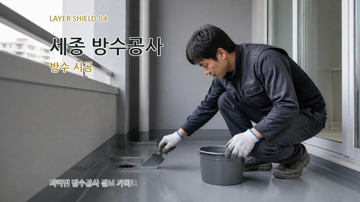세종 방수공사 방수 시공