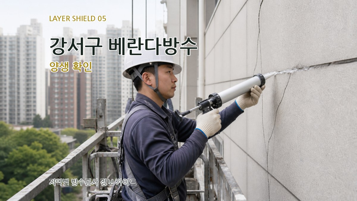 강서구 베란다방수 양생 확인