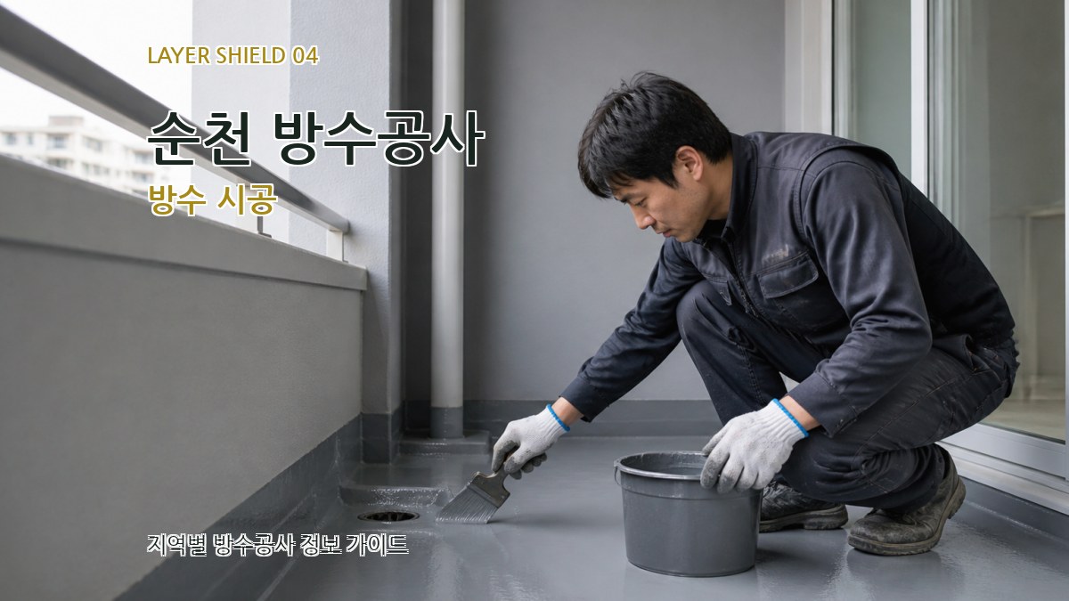 순천 방수공사 방수 시공