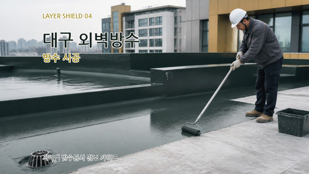 대구 외벽방수 방수 시공