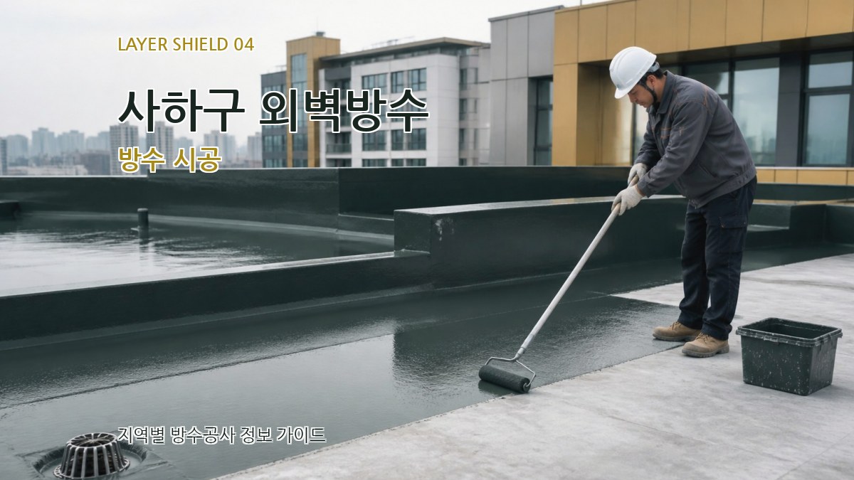사하구 외벽방수 방수 시공