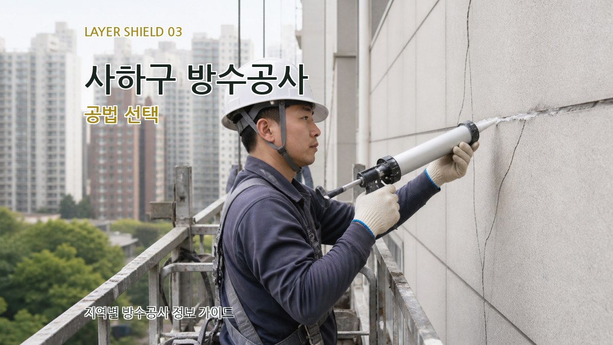 사하구 방수공사 공법 선택