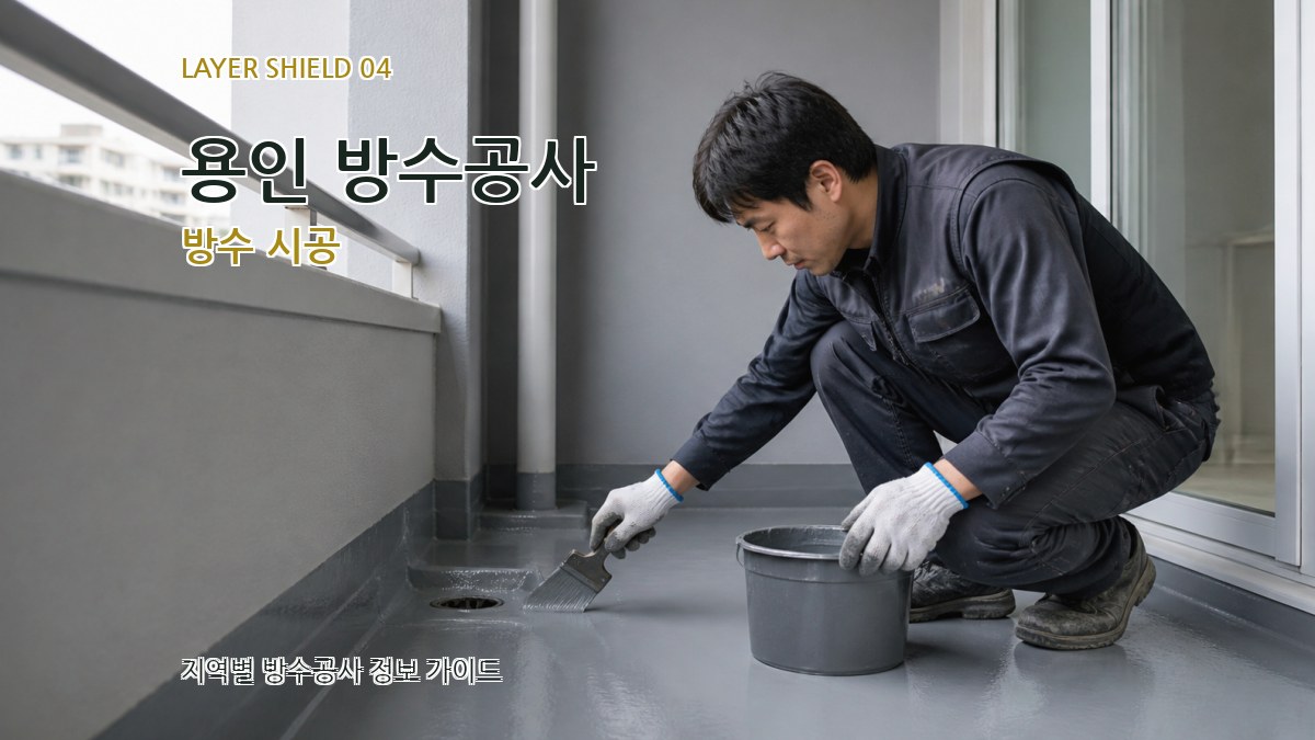 용인 방수공사 방수 시공