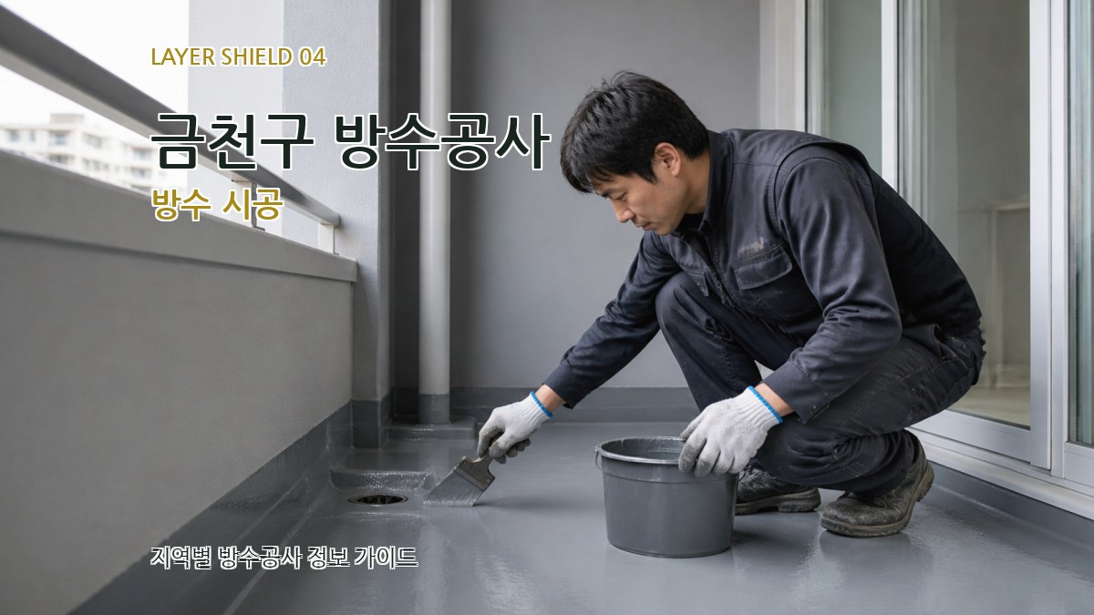금천구 방수공사 방수 시공