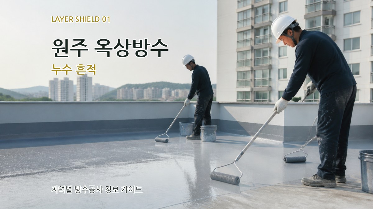 원주 옥상방수