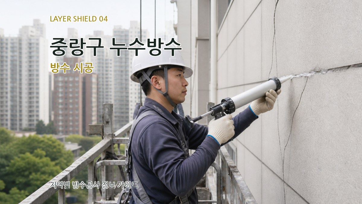 중랑구 누수방수 방수 시공