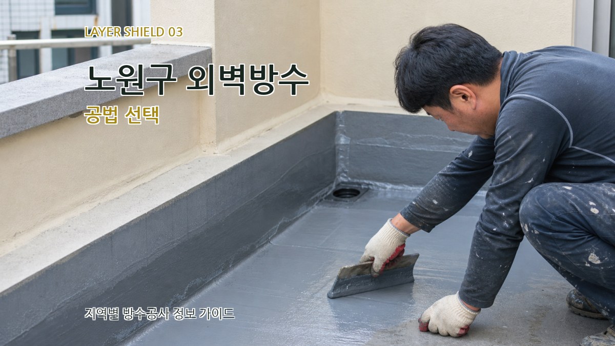 노원구 외벽방수 공법 선택