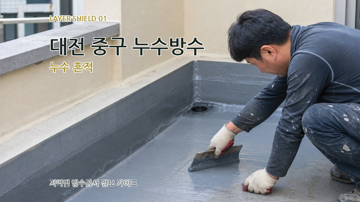 대전 중구 누수방수