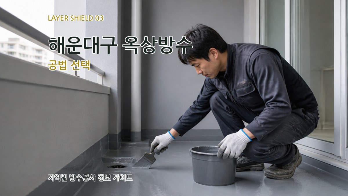 해운대구 옥상방수 공법 선택