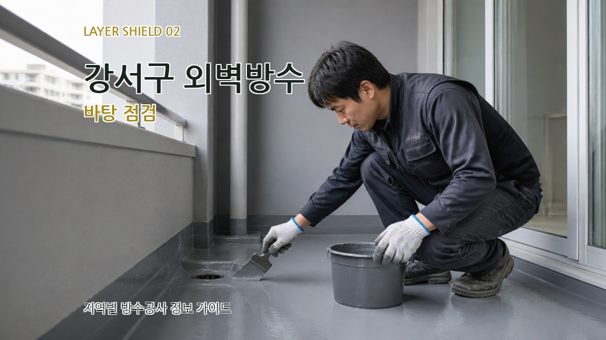 강서구 외벽방수 바탕 점검