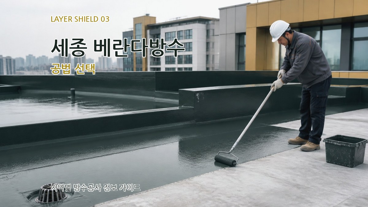 세종 베란다방수 공법 선택