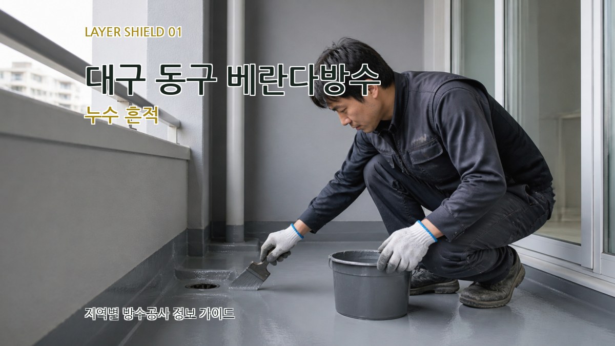 대구 동구 베란다방수