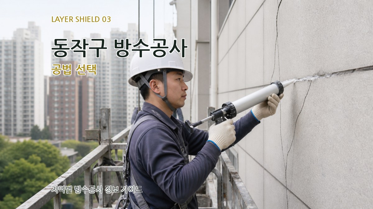 동작구 방수공사 공법 선택