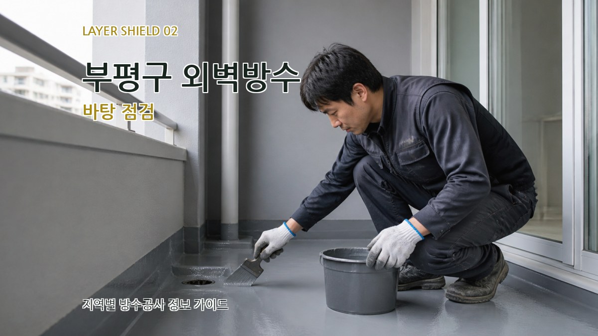 부평구 외벽방수 바탕 점검