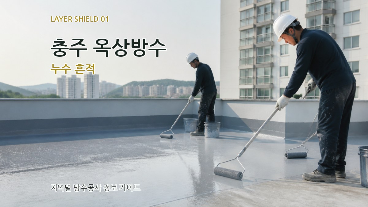 충주 옥상방수