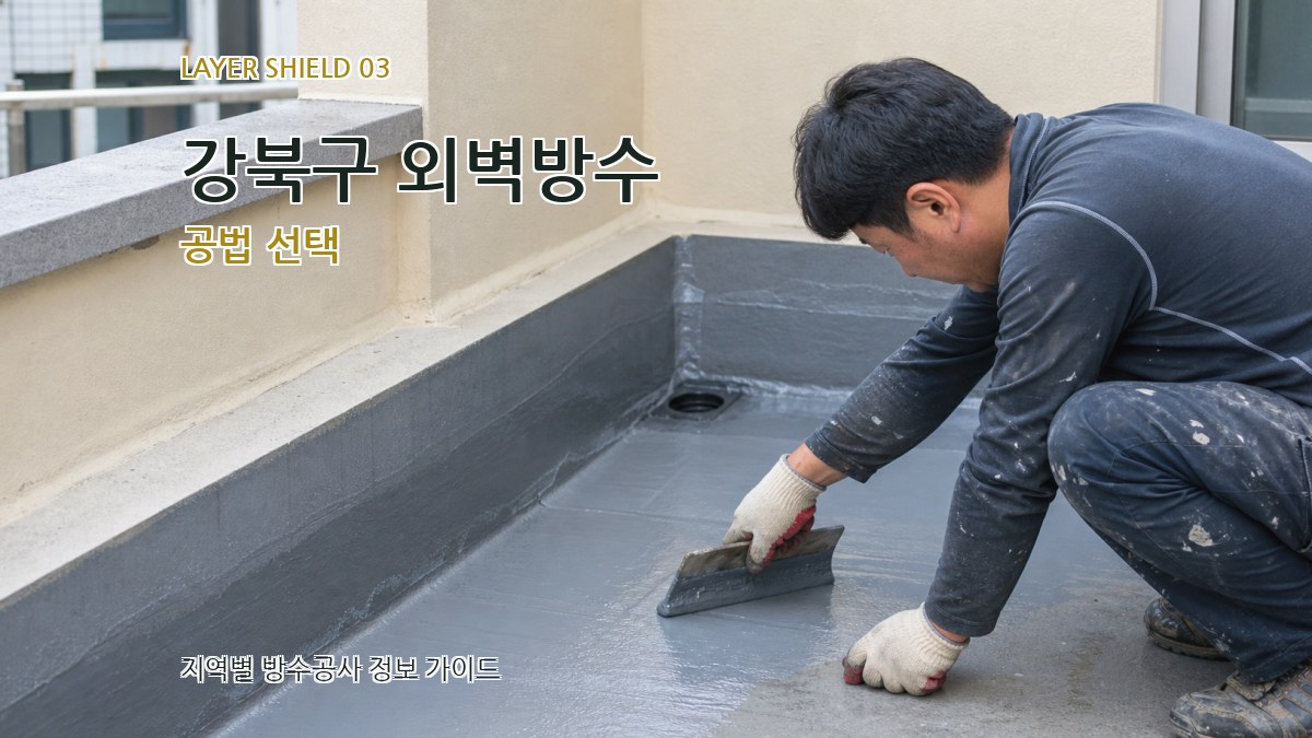 강북구 외벽방수 공법 선택