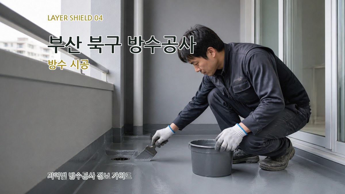 부산 북구 방수공사 방수 시공