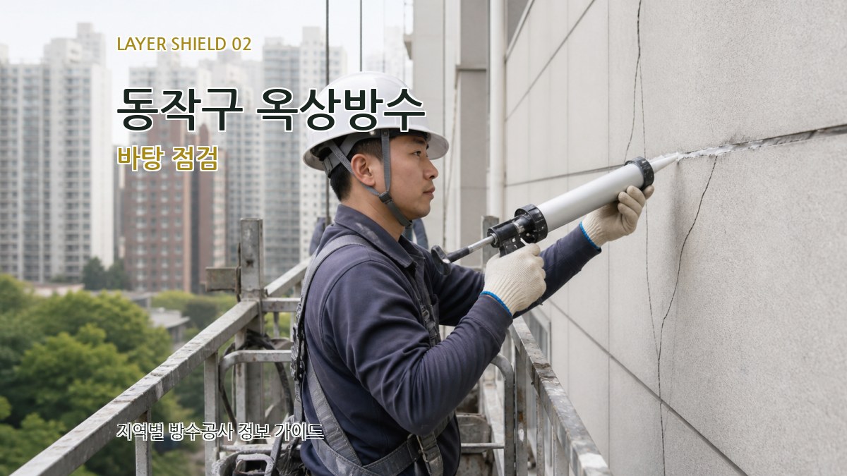 동작구 옥상방수 바탕 점검