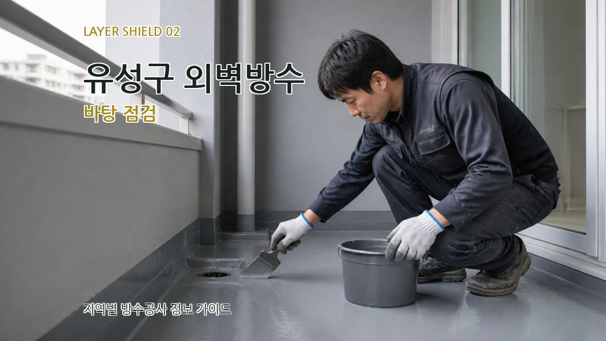 유성구 외벽방수 바탕 점검