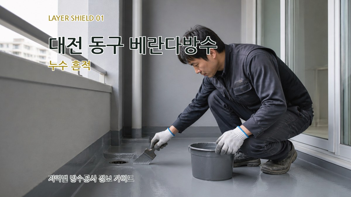 대전 동구 베란다방수