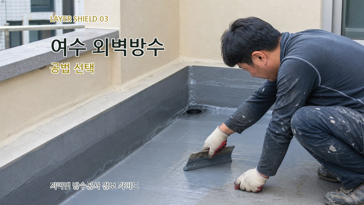 여수 외벽방수 공법 선택