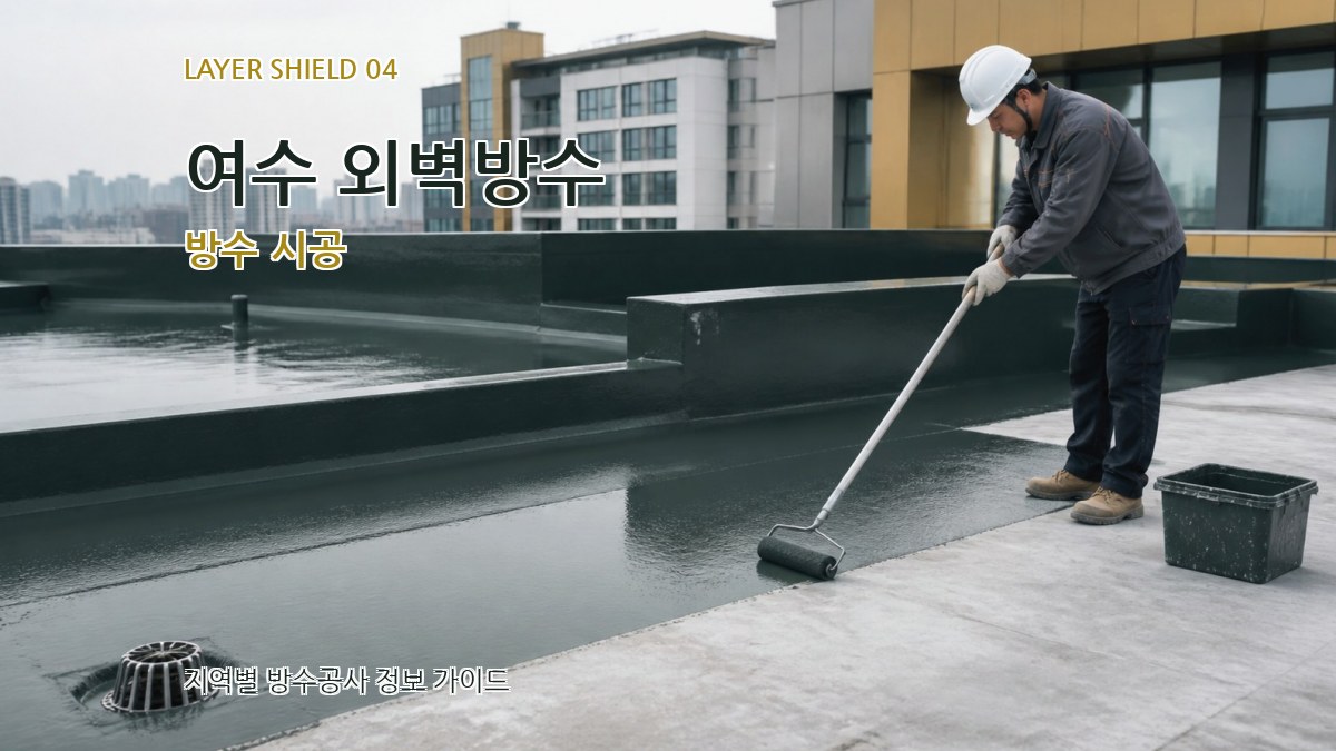 여수 외벽방수 방수 시공