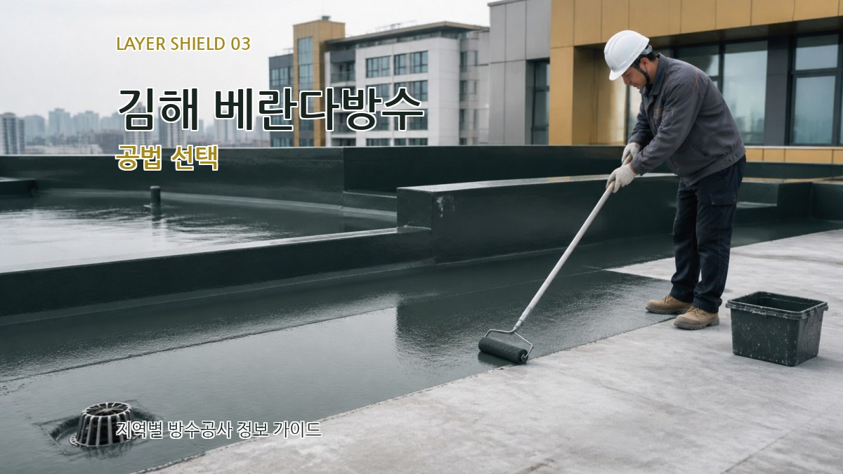 김해 베란다방수 공법 선택