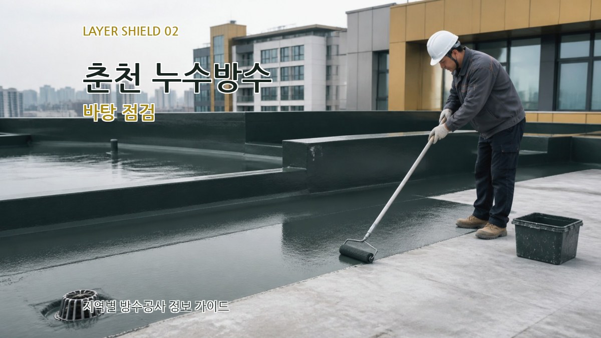 춘천 누수방수 바탕 점검