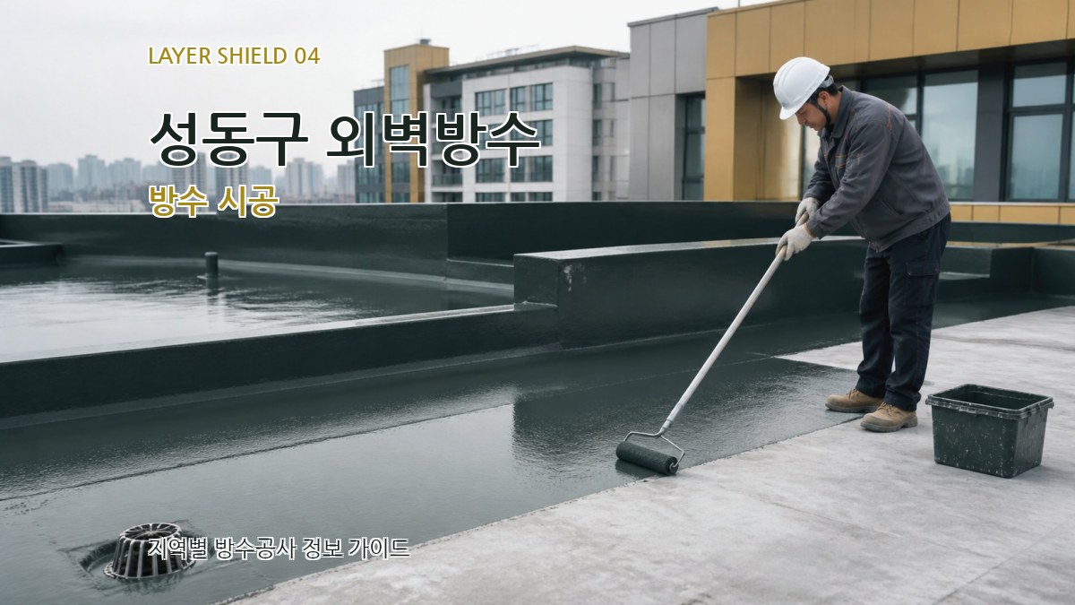 성동구 외벽방수 방수 시공