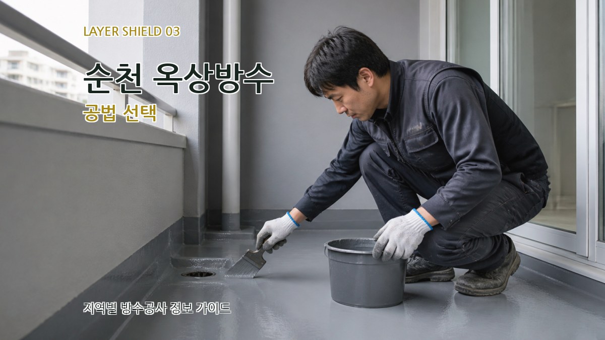 순천 옥상방수 공법 선택