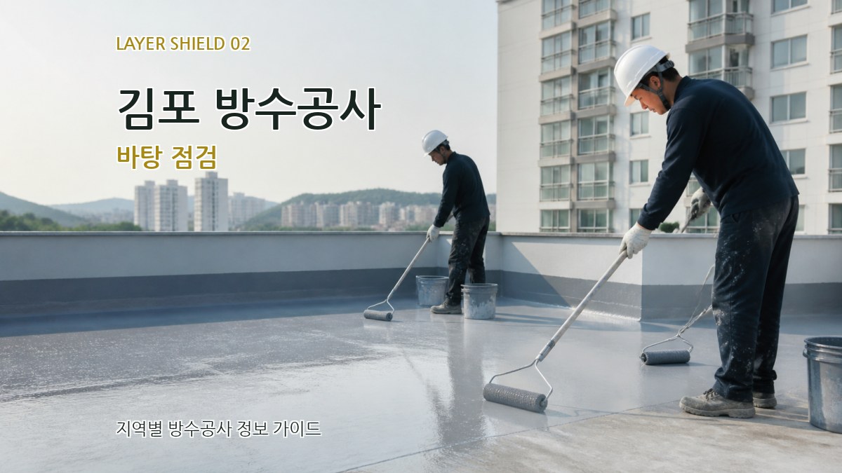 김포 방수공사 바탕 점검