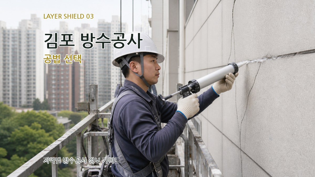 김포 방수공사 공법 선택