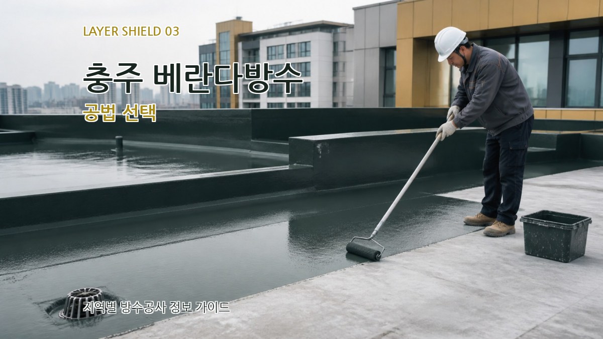 충주 베란다방수 공법 선택