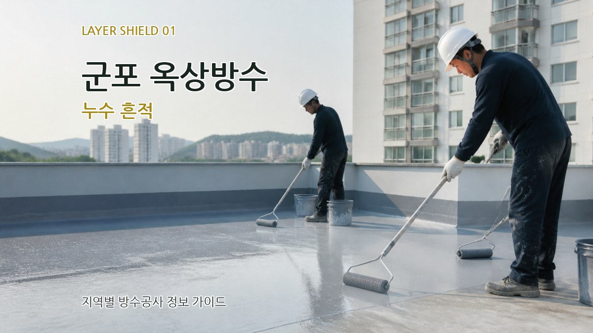 군포 옥상방수