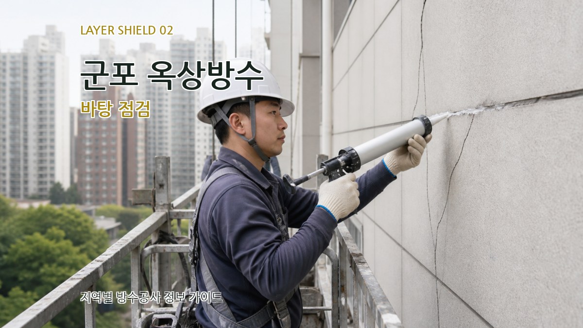 군포 옥상방수 바탕 점검