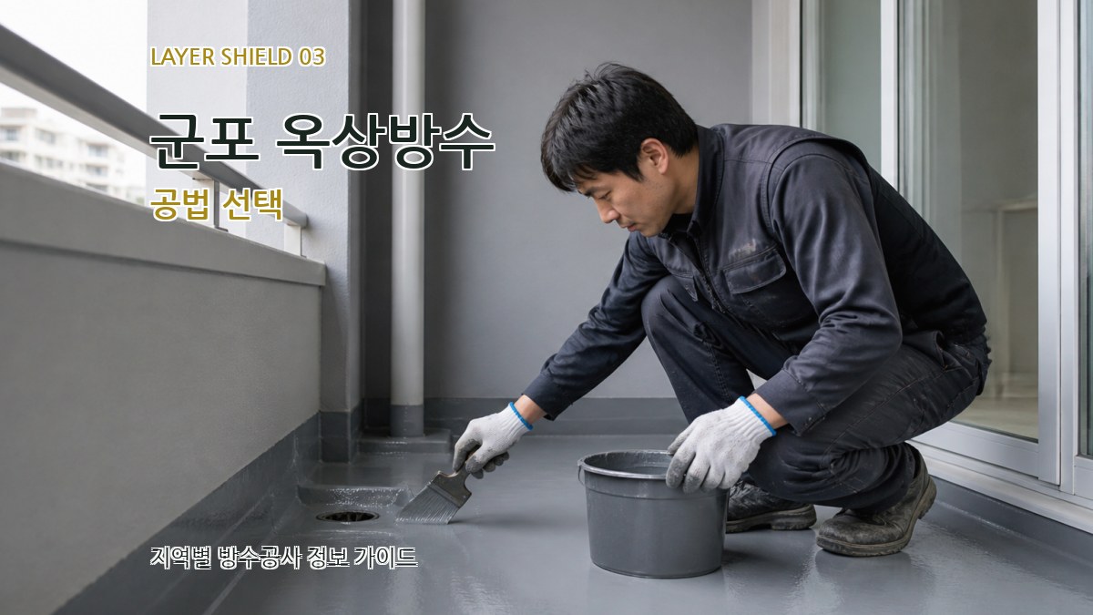 군포 옥상방수 공법 선택