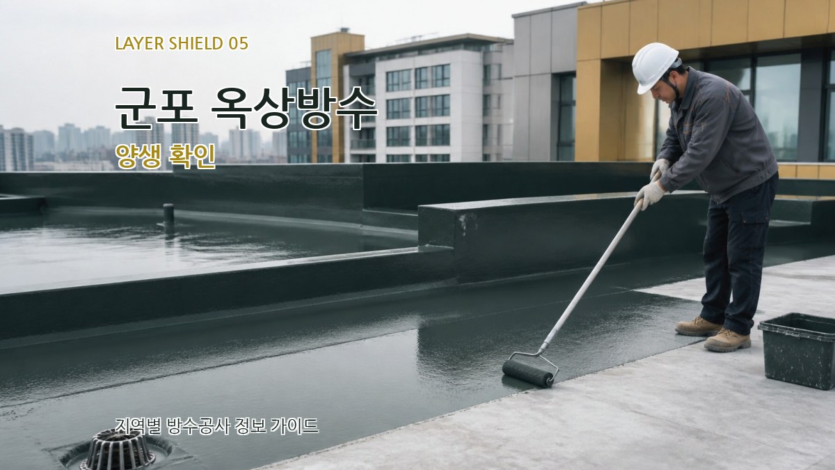 군포 옥상방수 양생 확인