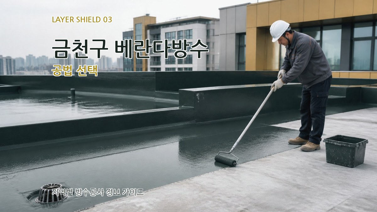 금천구 베란다방수 공법 선택