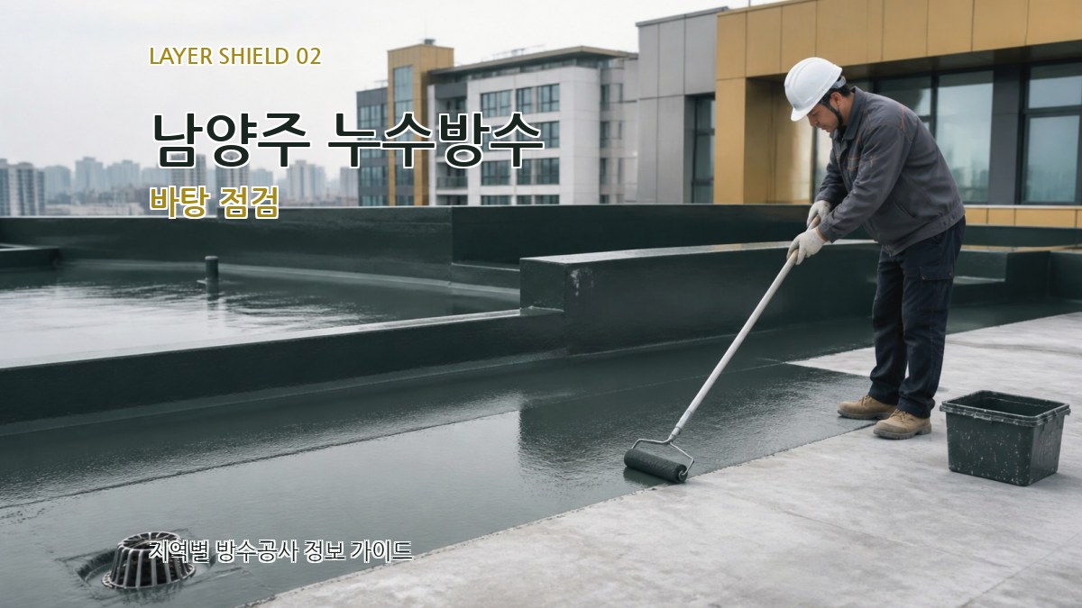 남양주 누수방수 바탕 점검
