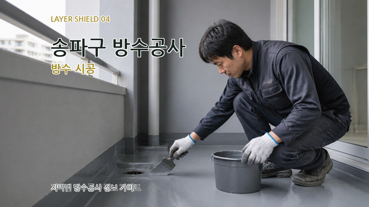 송파구 방수공사 방수 시공
