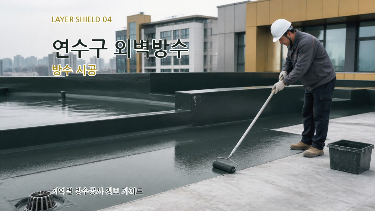 연수구 외벽방수 방수 시공