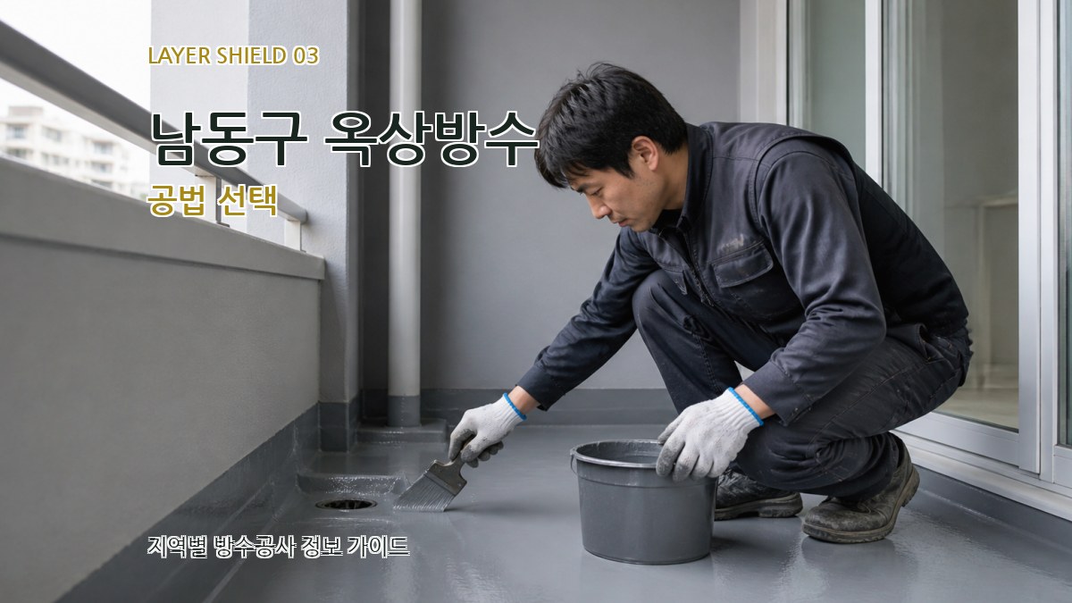 남동구 옥상방수 공법 선택