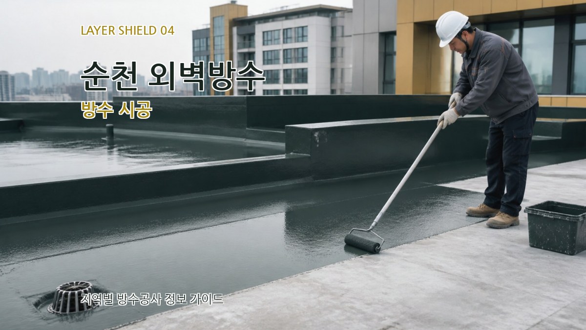 순천 외벽방수 방수 시공