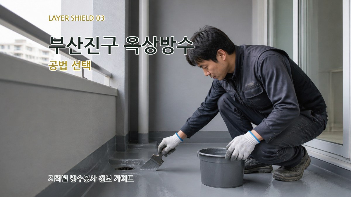 부산진구 옥상방수 공법 선택