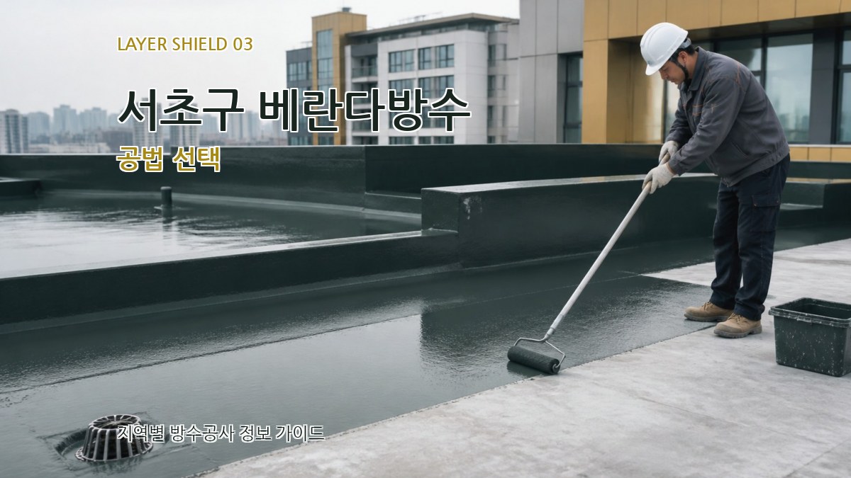 서초구 베란다방수 공법 선택