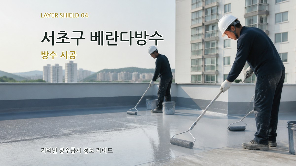 서초구 베란다방수 방수 시공