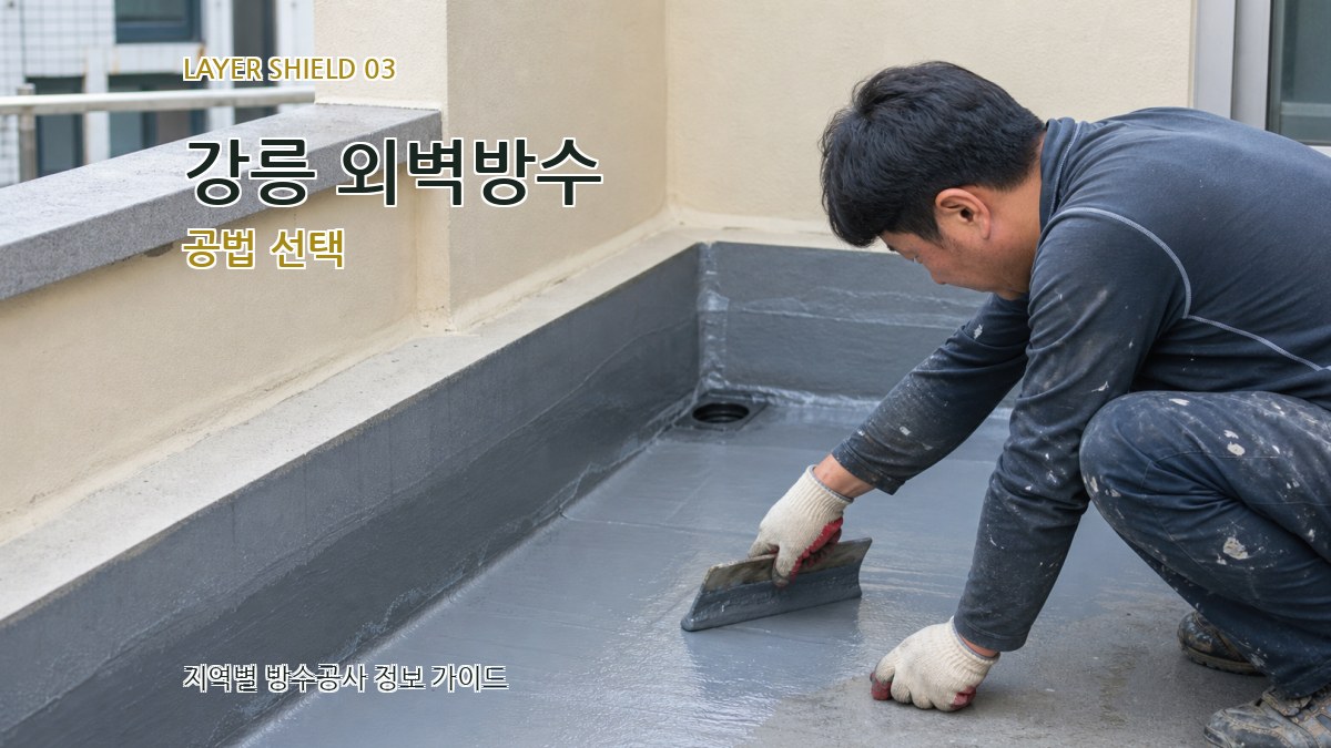 강릉 외벽방수 공법 선택