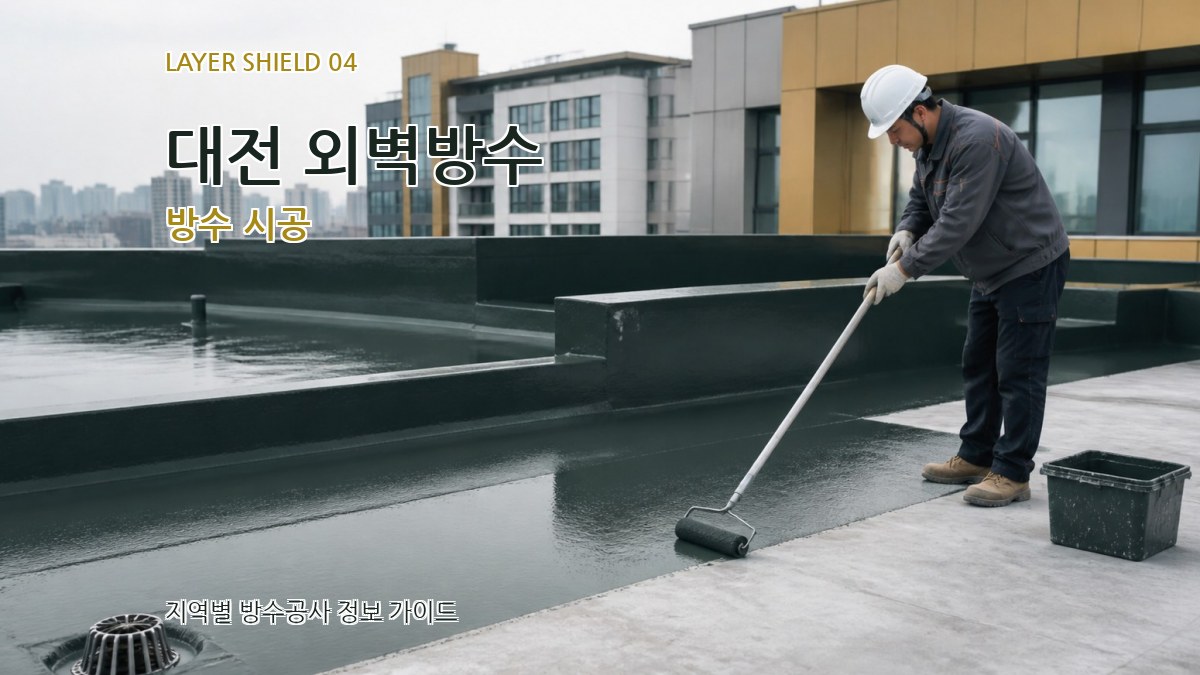 대전 외벽방수 방수 시공