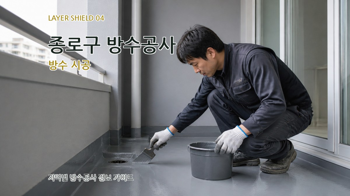 종로구 방수공사 방수 시공
